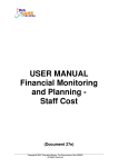 USER MANUAL Financial Monitoring and Planning