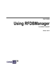 RFDBMgr Manual