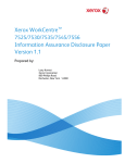 Xerox WorkCentre™ Information Assurance Disclosure Paper
