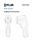 FLIR TG165 Spot Thermal Camera Manual