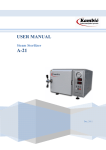 USER MANUAL A-21