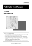 User`s Manual, ZAT-650 ATC