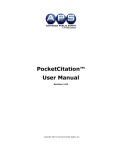 PocketCitation™ User Manual