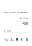 WEMS User Manual - Wildlife Enforcement Monitoring System