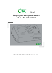 CPAP Sleep Apnea Therapeutic Device OLV