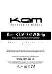 Kam K-UV 18X1W Strip manual v1 21-08-14