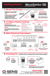 MicroGenius ® 150 Quick Start Guide