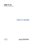 USB-TC-AI User`s Guide - Measurement Computing