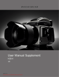 Hasselblad H3DII-22 User`s Manual