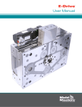 User Manual E-DriveTM - Mold