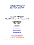 TecNet “Trace”