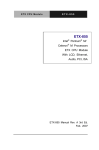 ETX 855 Computer on Module COM User Manual