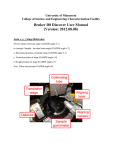 Bruker D8 Discover User Manual (Version: 2012.08.08)