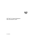 SGI® Altix® UV System Management Node Administrator`s Guide