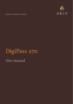 Digipass 270. User Manual 175.82 KB