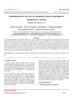 performance of cellular repeater on different frequency bands