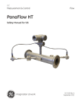 GE PanaFlow HT Panametrics Ultrasonic SIL