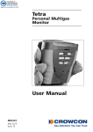Crowcon Tetra Portable Gas Detector User Manual DOWNLOAD