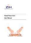 VampirTrace 5.8.3 User Manual
