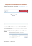 User manual for online registration with the Online system