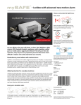 - Lockbox with advanced new motion alarm