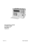 Flow-temperature controller for heating / cooling