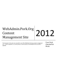 How to Manage Pages on My Site - WebAdmin