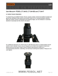 FEISOL Tripod CT-33441S / CT-3441SB / CT