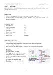 satety warning summary packing list main connection