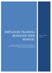 Employee Training Manager User Manual
