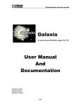 Galaxia User Manual And Documentation