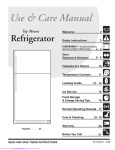 Refrigerator User`s Manual