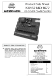 KX1671/2 - Dust Filter Controls