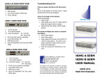 HDMI-4-SERM HDMI-8-SERM USER MANUAL