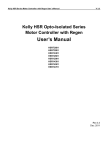 User`s Manual - Kelly Controls