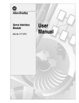 1771-6.5.14,Servo Interface Module User Manual