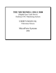 MicroMill User`s Manual