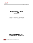 Ritenergy Pro USER MANUAL