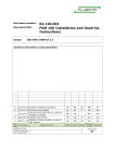 FGM 160 Installation and Hook-Up Instructions