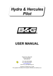 USER MANUAL - Chicago Marine Electronics