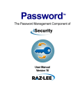 Password User Manual - Raz-Lee