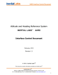 AHRS Interface Control Document