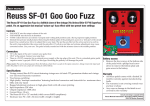 User manual Reuss SF-01 Goo Goo Fuzz