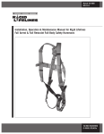 Rigid Lifelines Full Body Safety Harnesses User Manual