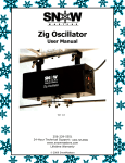 Zig Oscillator Manual - Global Special Effects Resources