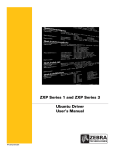 ZXP Series 1 and ZXP Series 3 Ubuntu Driver User`s Manual