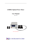 User`s Manual for GM8012 V3.01
