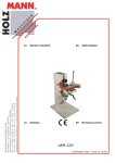 Bedienungsanleitung Langlochbohrmaschine LBM