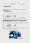 User manual of Ultrasonic Fuel sensor