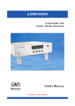 LDS1000 User Manual - Newport Corporation